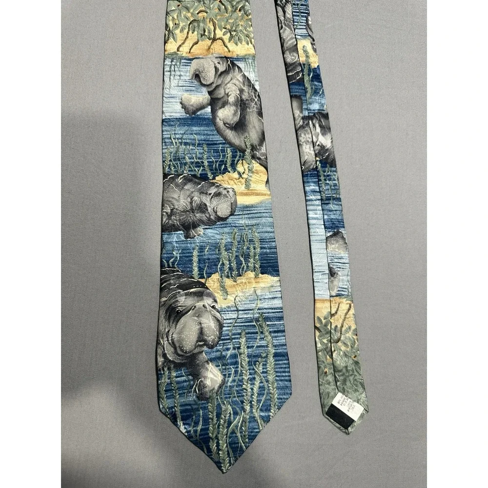 VTG Endangered Species Manatee Neck Tie